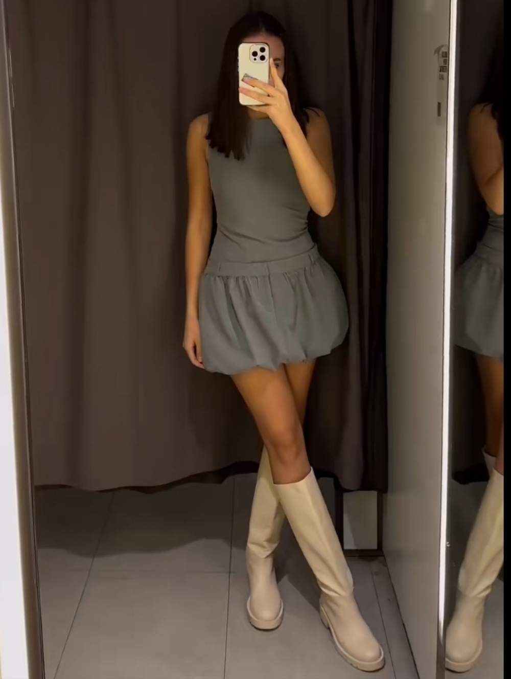 Zara balloon voluminous short dress size XS - Picture 3 of 14
